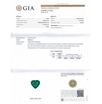 RESERVED... GIA 6.89ct Estate Vintage Brazilian Green Emerald Diamond Ballerina Cluster Platinum Ring 