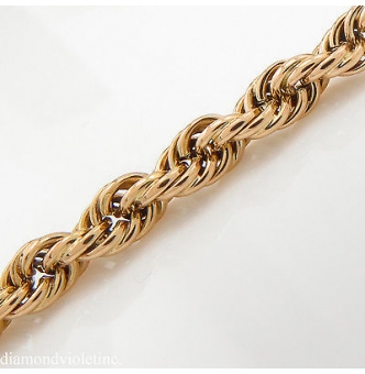 RESERVED... Authentic TIFFANY&CO Estate Vintage Rope Link Chain Necklace 65” in 18k Yellow Gold 
