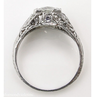 RESERVED... GIA 2.15ct Antique Vintage Edwardian Old Mine Cushion Diamond Engagement Wedding Platinum Ring 