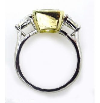 RESERVED... 6.06ct Estate Vintage Radiant Diamond 3 Stone Engagement Wedding Platinum/18k Ring EGL USA