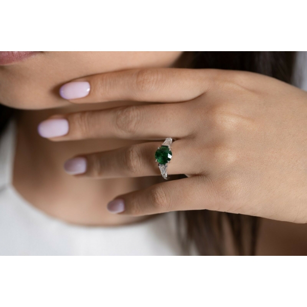 Art Deco Three Stone Diamond and Platinum Ring – Alpha & Omega Jewelry