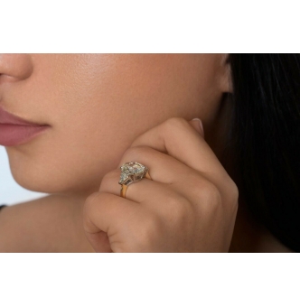 RESERVED... GIA Shy 6ct Estate Vintage Oval Diamond Engagement Wedding 18k YG Platinum Ring